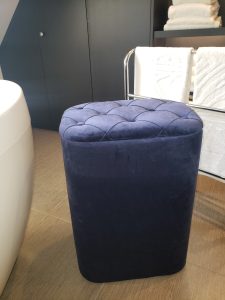 Luxury Velvet Laundry Basket